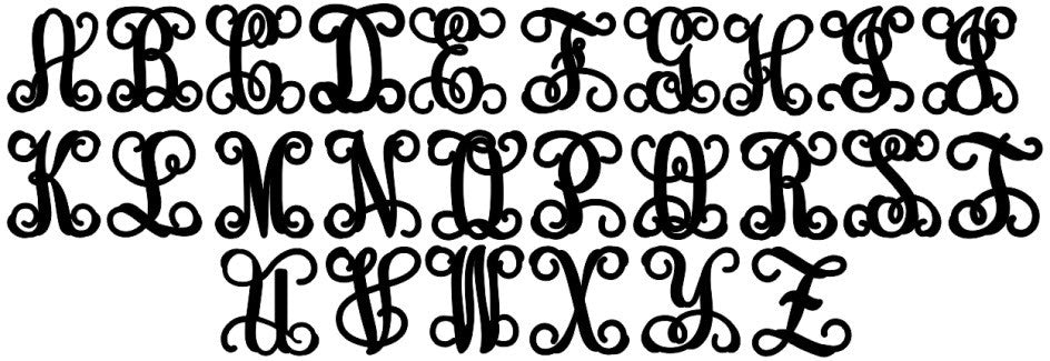 'Anchor Steel Monogram with Letter
