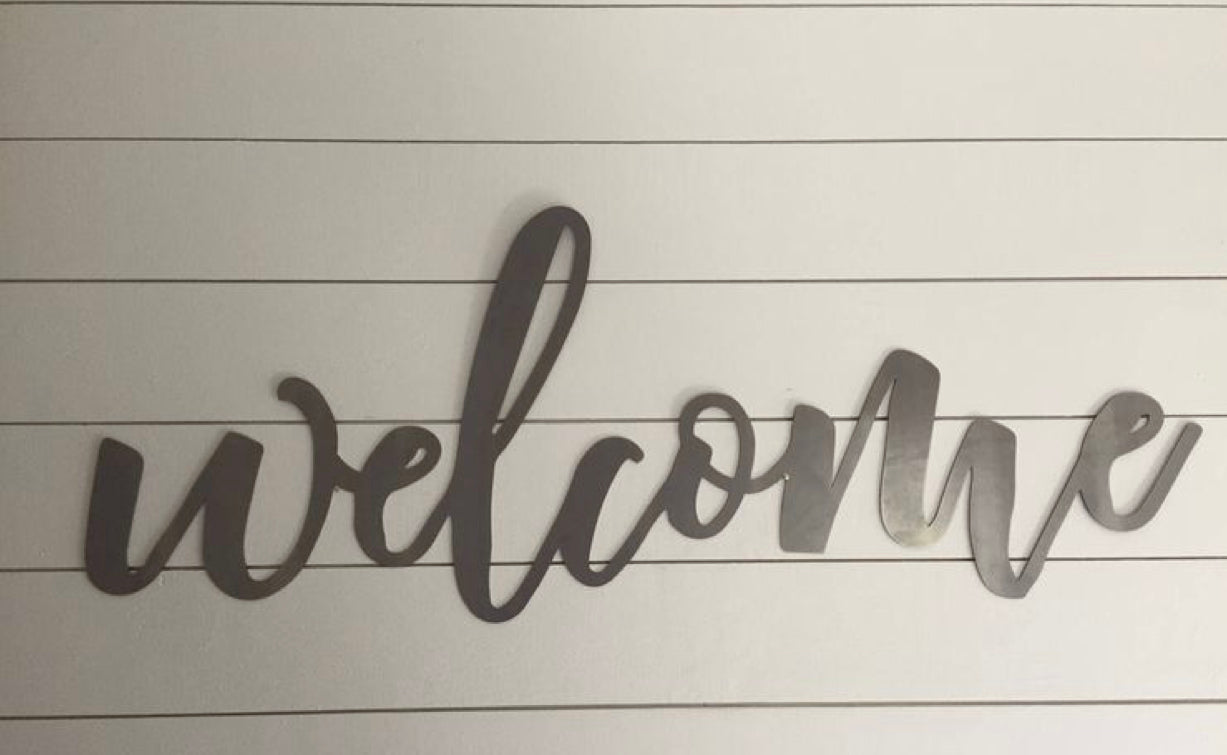 Metal Wall Words