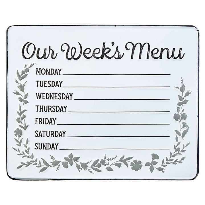Menu Wall Sign