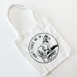 Don't Fence Me In - Canvas Tote