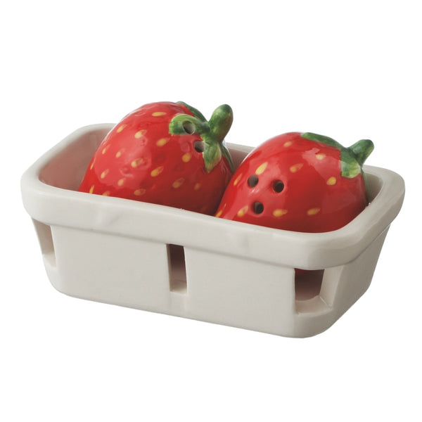 Strawberry Basket Salt & Pepper Set