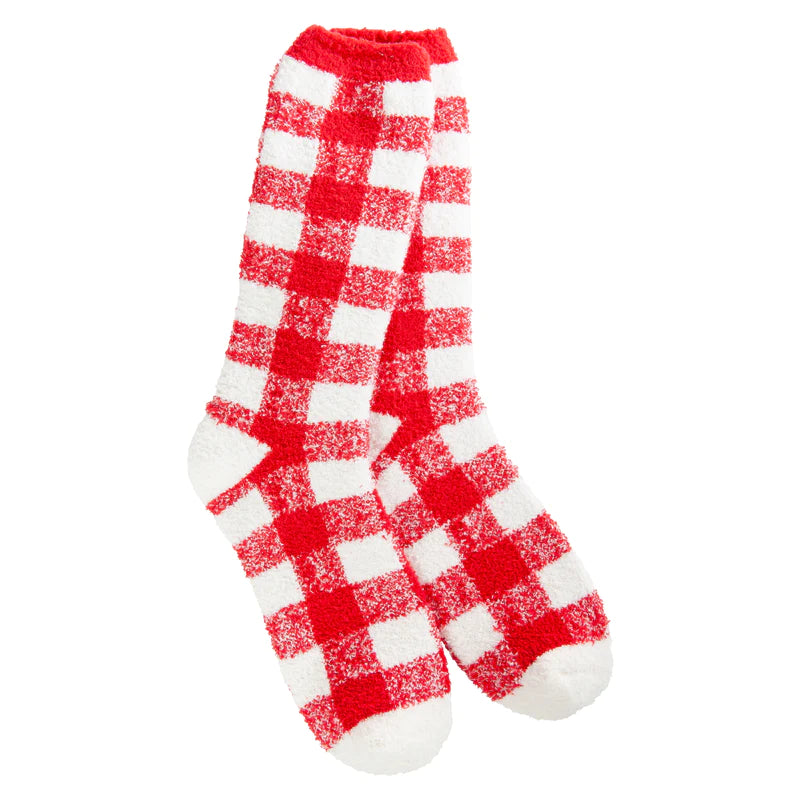 WSCZCRW Holiday Gingham Socks