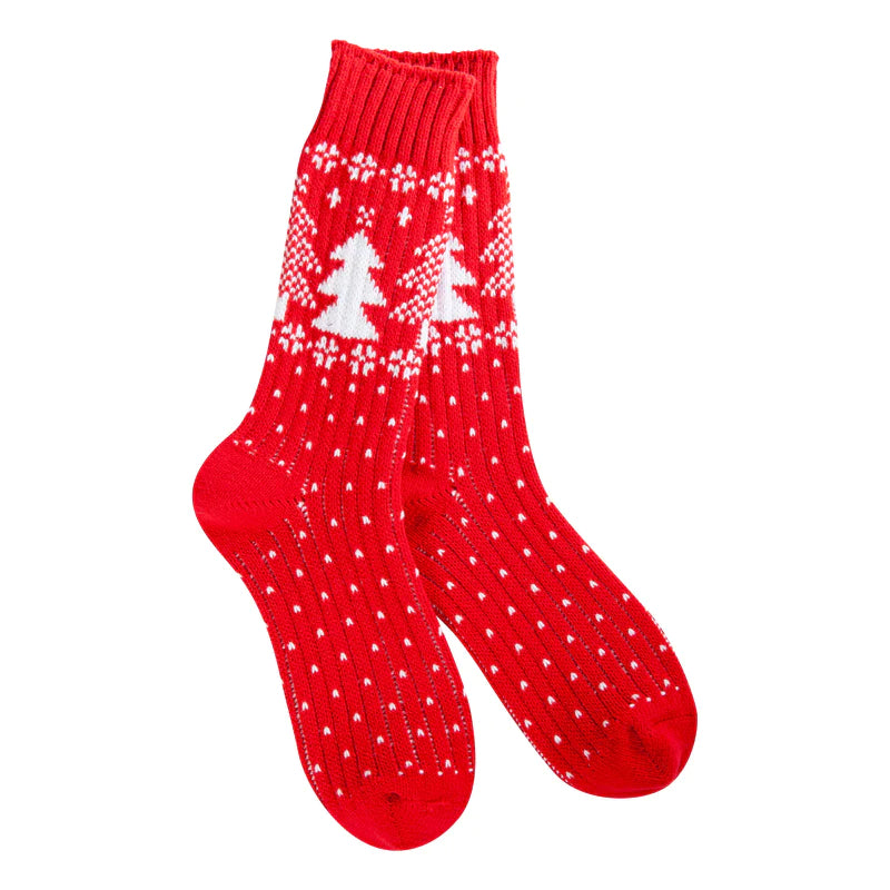 WSSWCRW Christmas Tree Socks