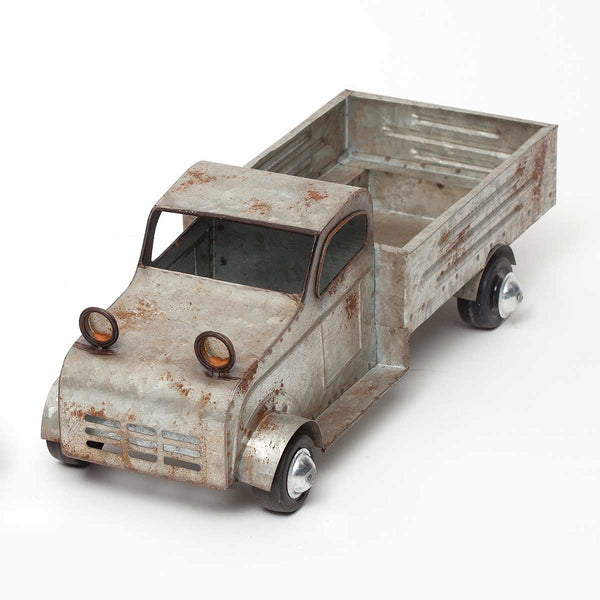 Reclaimed Silver Metal Truck
