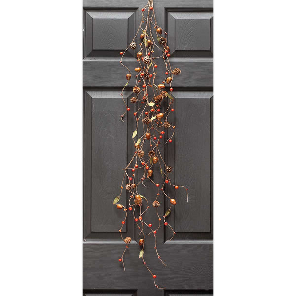 Forest Brown Acorn & Berry Cascade