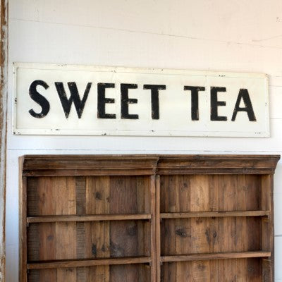 Embossed Sweet Tea Sign