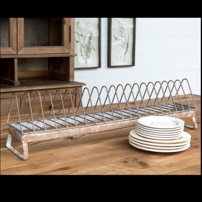 Chicken Feeder Plate Rack