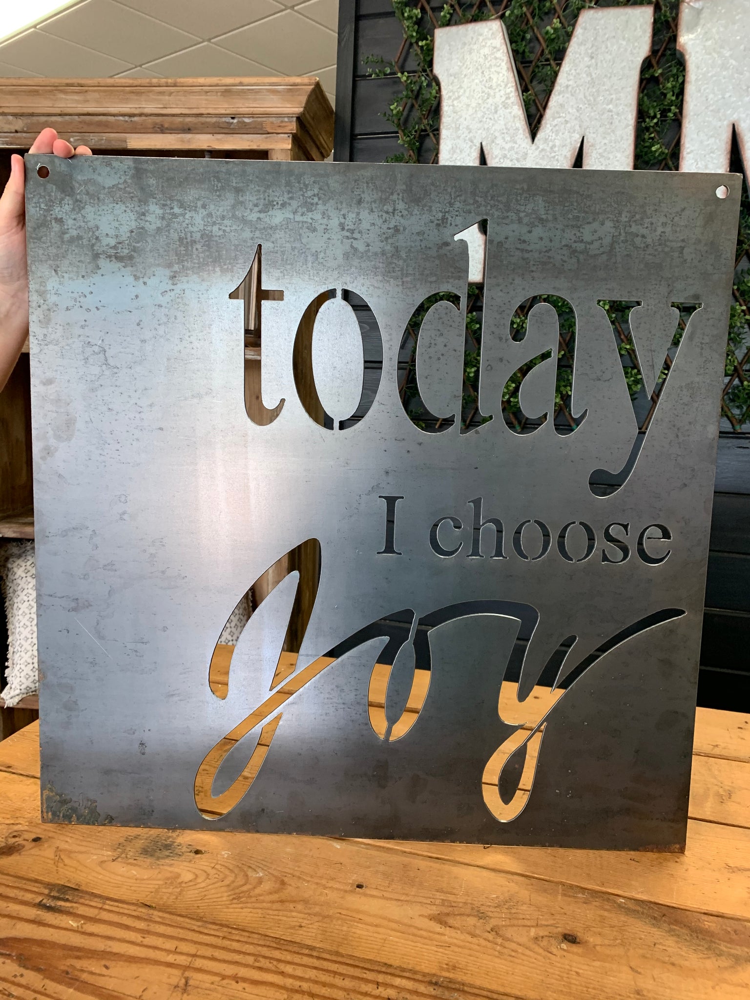Today I choose Joy 24" x 24"
