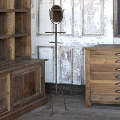 Shaving Mirror with Shelf