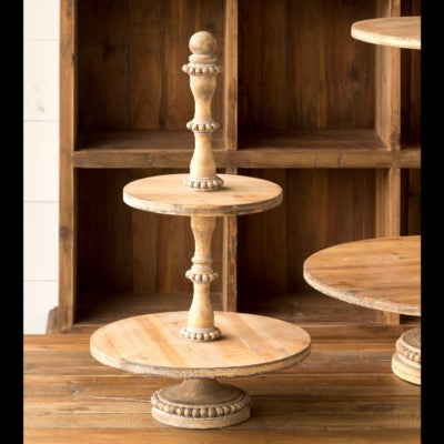 Wooden Tiered Stand