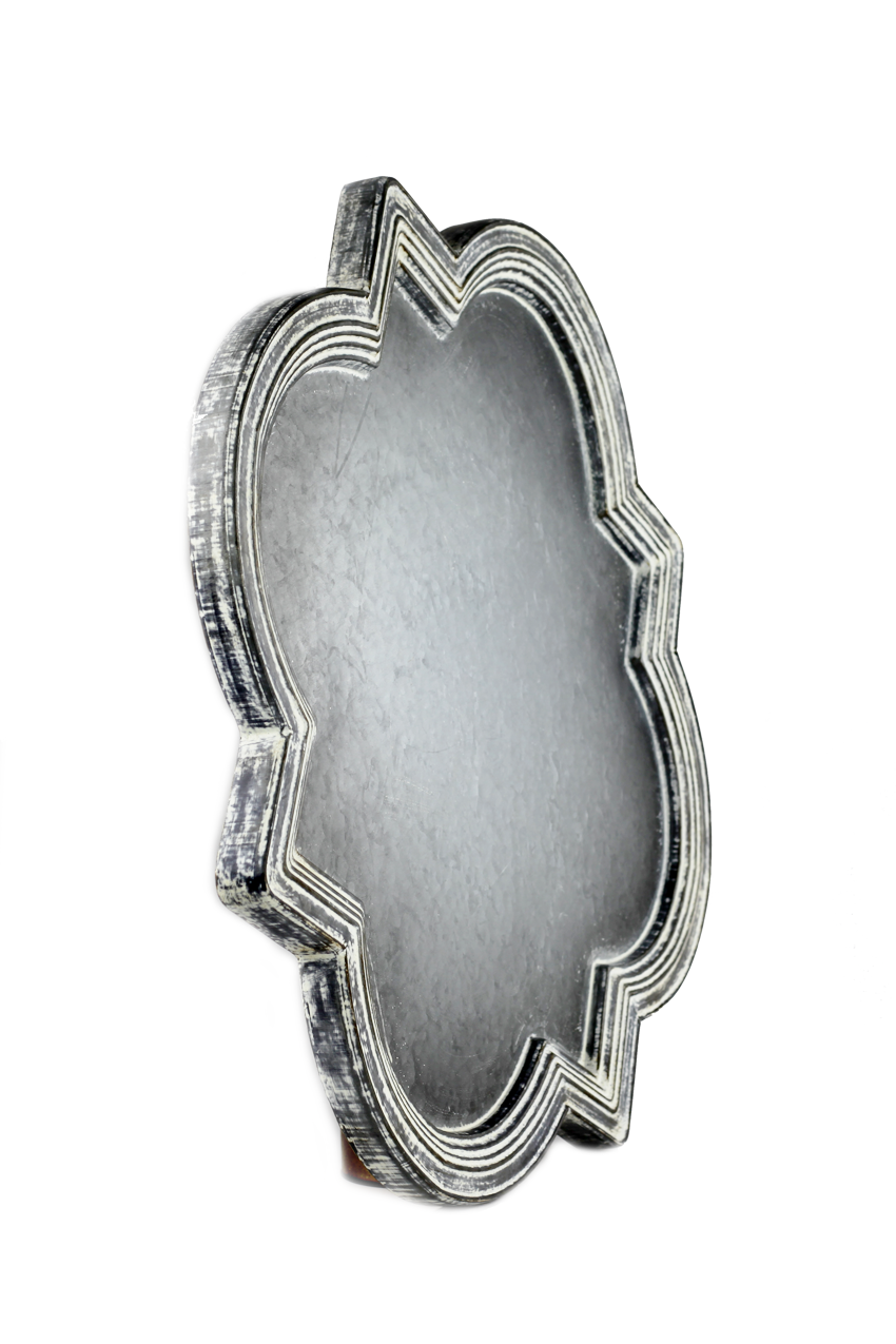 Galvanized Quatrefoil Hanging Memo Board