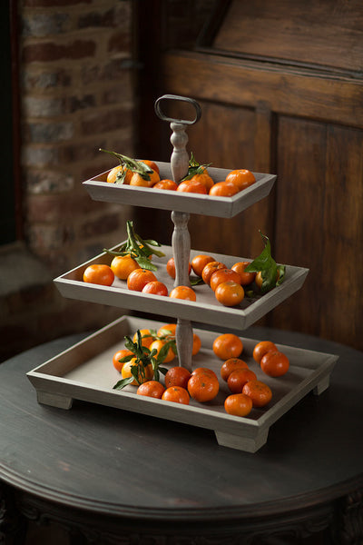 Three Tiered Rectangular Tray