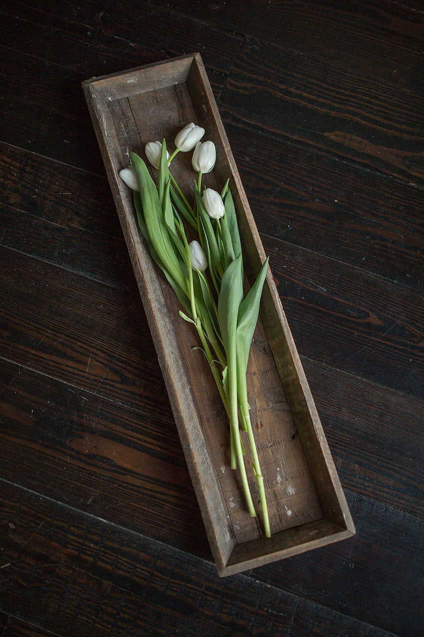 Old Wood Long Tray