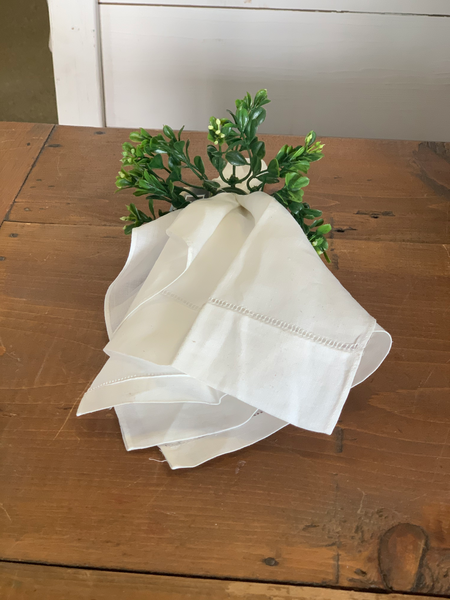 White Linen Napkin