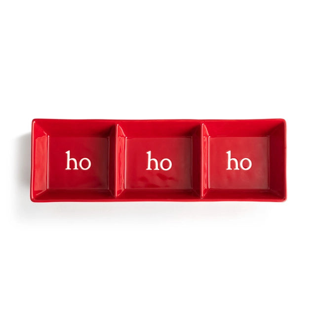 Ho Ho Ho Divided Dish