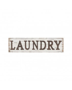 Laundry White Barn Sign