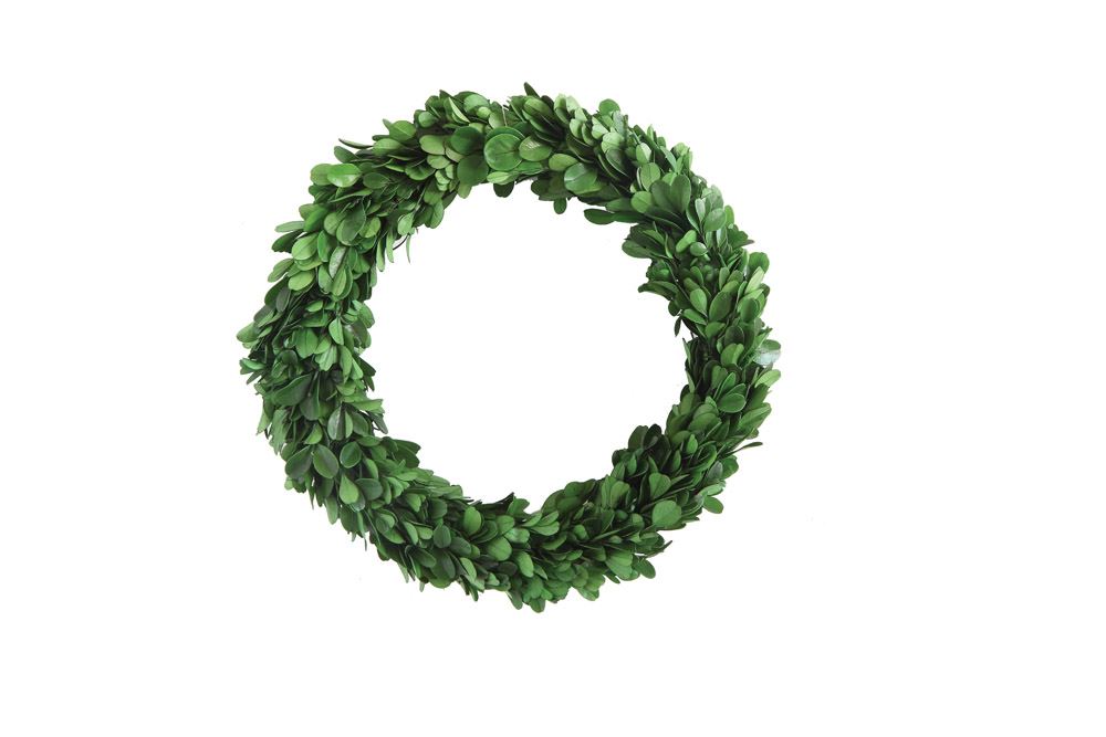 Preserved Boxwood Wreath - SM