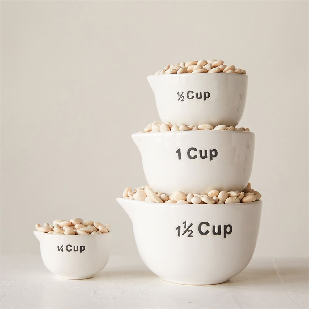Stone Ware Measuring Cup Set