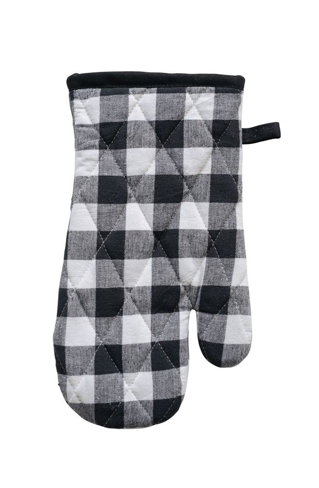 Gingham Hot Mitt