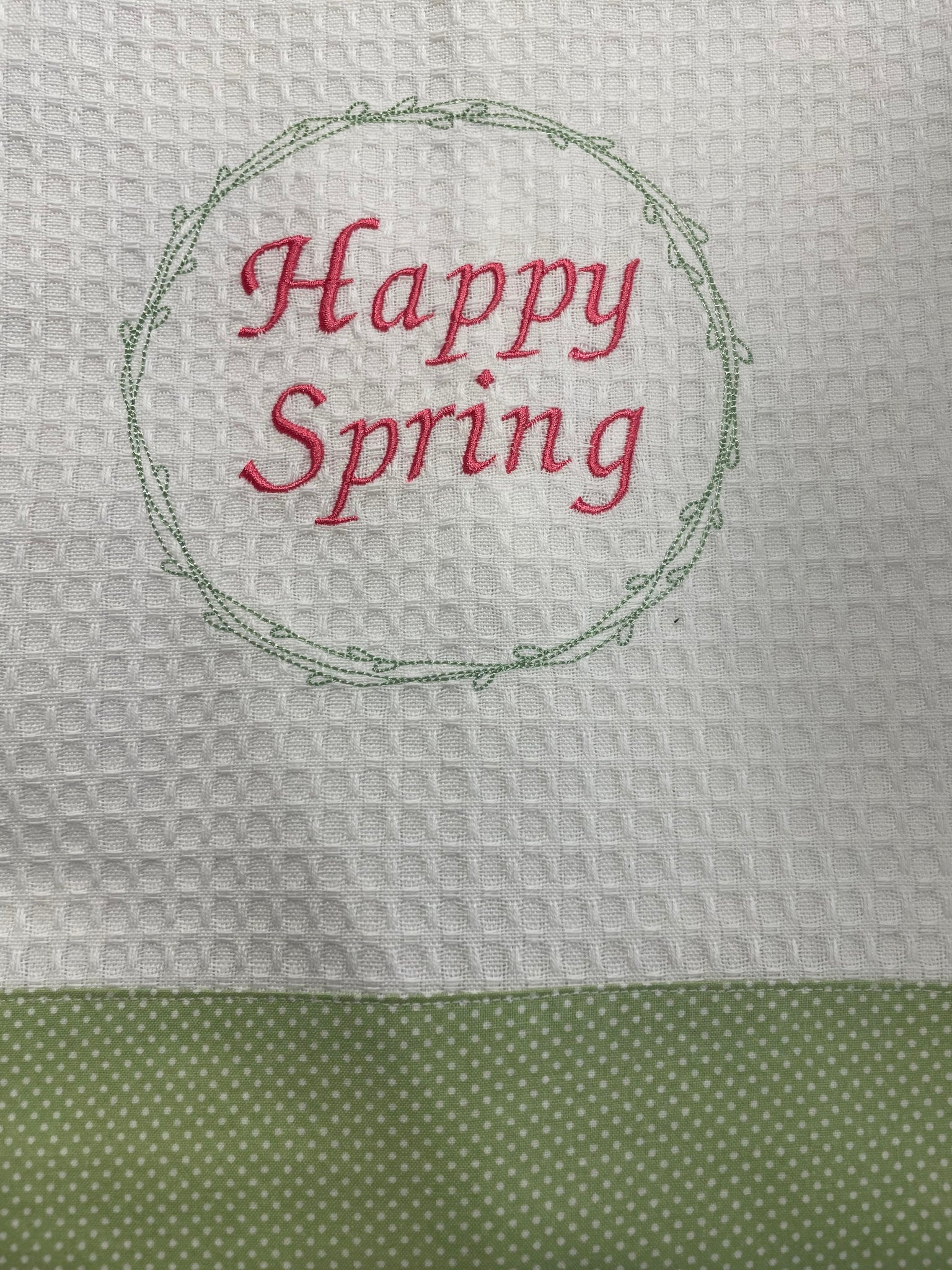 Hello Spring Towel