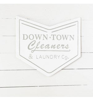 Downtown Cleaner Tin Sign