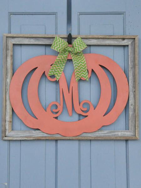 Pumpkin Door Hanger