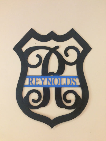 Police Badge Door Hanger
