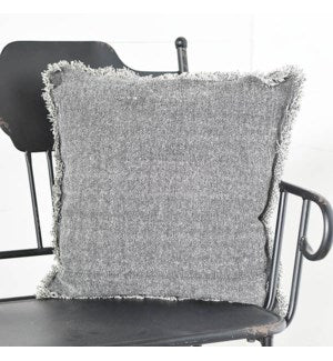 20" Charcoal Pillow