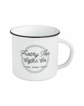 Frothy Top Camp Mug