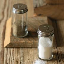 Retro Salt & Pepper Shakers- Set