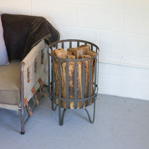 Metal Log Basket